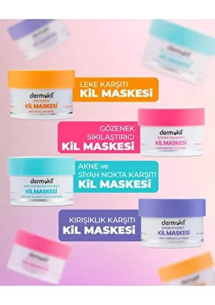 Kil Maskesi Onarıcı Etkiyle Leke Karşıtı ve Gözenek Sıkılaştırıcı 4x50 ml Tüm Cilt Tipi fiyatları