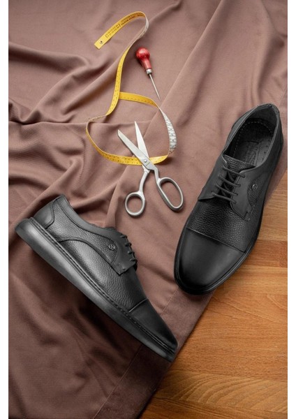 Hakiki Deri Erkek Klasik Ayakkabı Siyah fırsatları