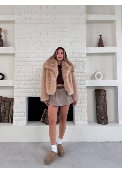 Kadın Premium Yakalı Ithal Suni Kürk fiyatları