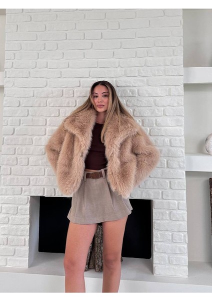 Kadın Premium Yakalı Ithal Suni Kürk indirimleri