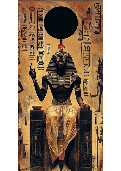Antik Mısır Firavun Ev Duvar Salon Güzellik Salonu Ofis Dükkan Dekarasyon Kanvas Tablo fiyatları