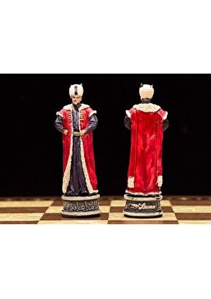 Osmanlı-Hun Temalı Orta Boy Lüks Satranç Tahtası ve Yenigün Düz Satranç Tahtası indirimleri