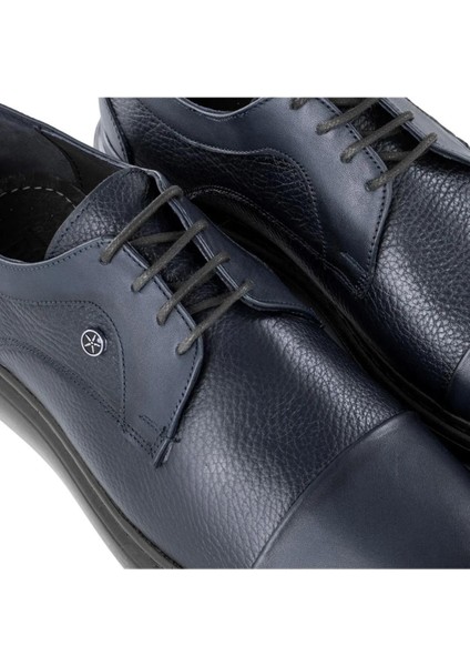 Hakiki Deri Erkek Klasik Ayakkabı Lacivert modelleri