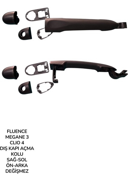 Fluence - Clıo 4 - Megane 3 Dış Kapı Açma Kolu 806B02596R