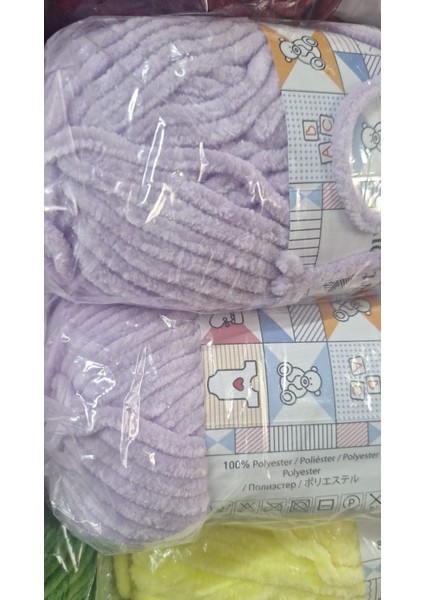 Renkli Ilmekler Örgü 0-12 Ay Unısex Kadife Bebek Battaniyesi