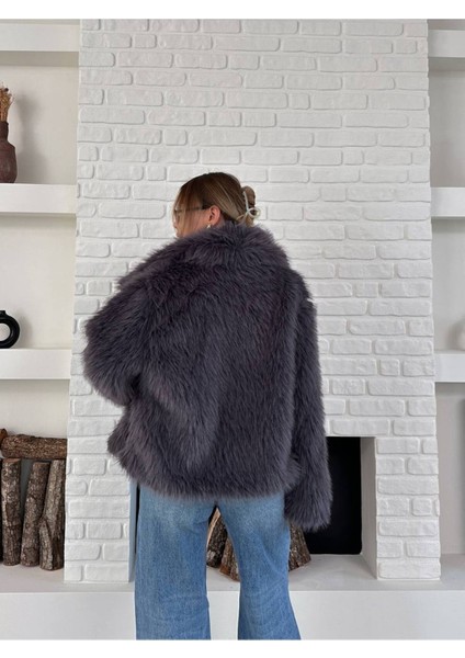Kadın Premium Yakalı Ithal Suni Kürk modelleri