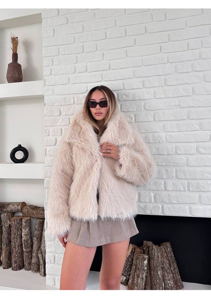 Kadın Premium Yakalı Ithal Suni Kürk fırsatları