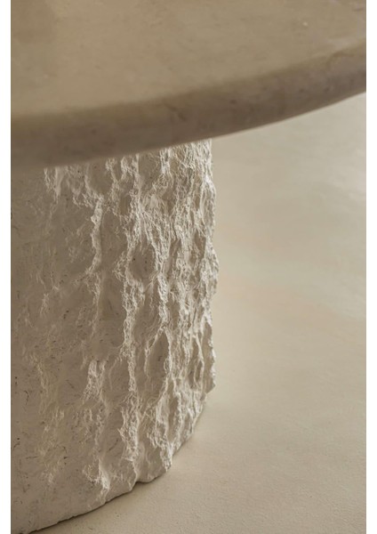 Traverten Patlatma Modelli Yemek Masası -Soly fırsatları