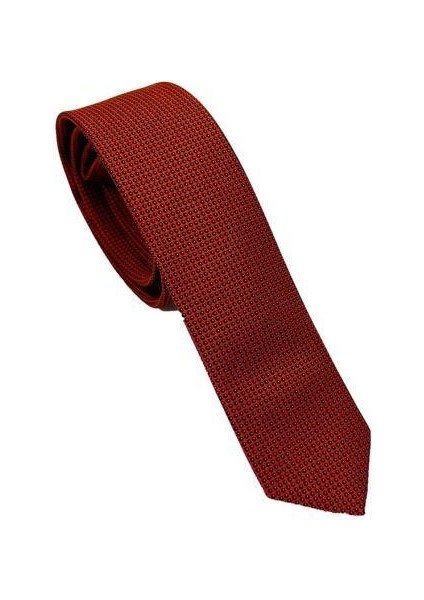 Kiremit Nokta Desen Slim Kravat fiyatları