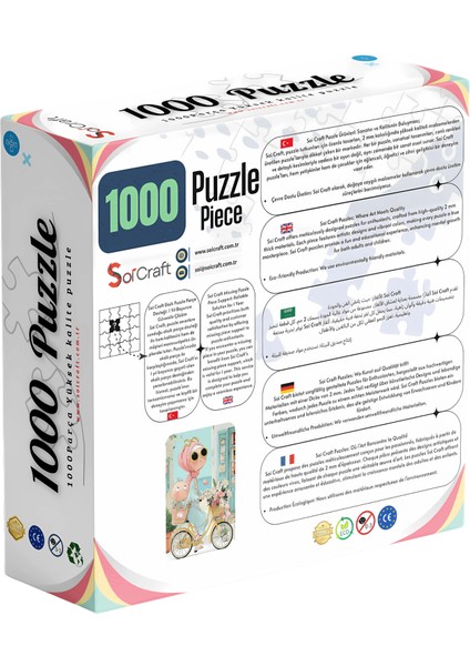 1000 Parçaa Puzzle Çiçeklerle Başlayan Bir Gün fiyatları
