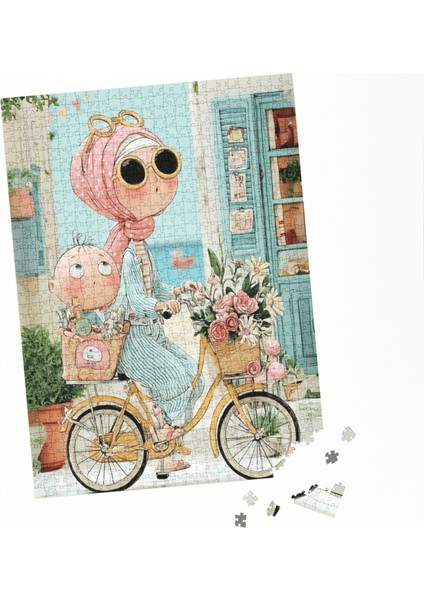 1000 Parçaa Puzzle Çiçeklerle Başlayan Bir Gün fırsatları