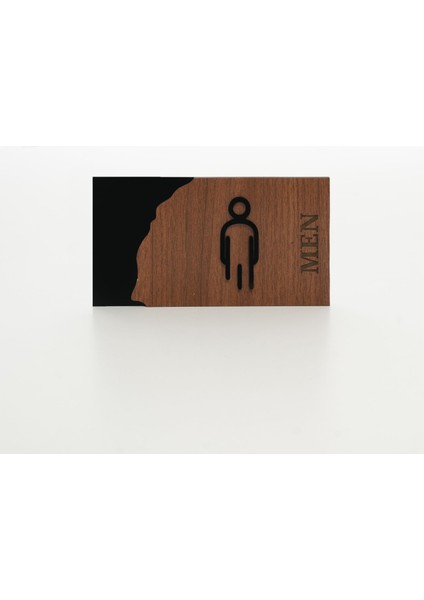 Kabartmalı Mdf Wc Yönlendirme Seti|20*11 CM|YÖN1003 fiyatları