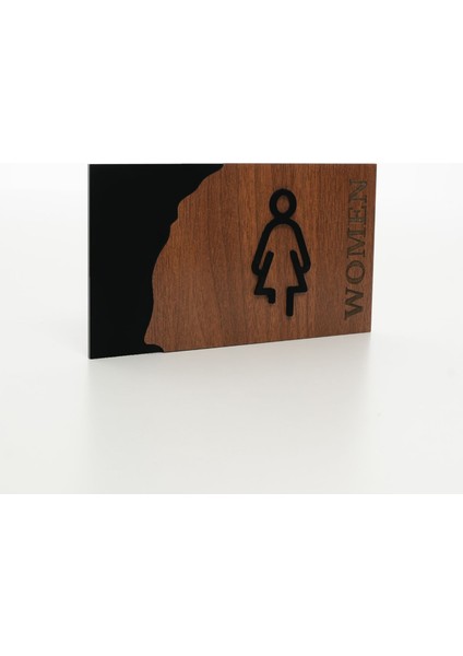 Kabartmalı Mdf Wc Yönlendirme Seti|20*11 CM|YÖN1003 indirimleri