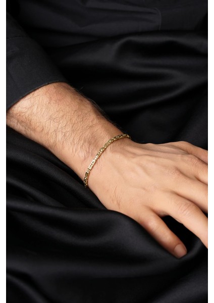 14 Ayar Altın Kral Zincir Erkek Bileklik fiyatları