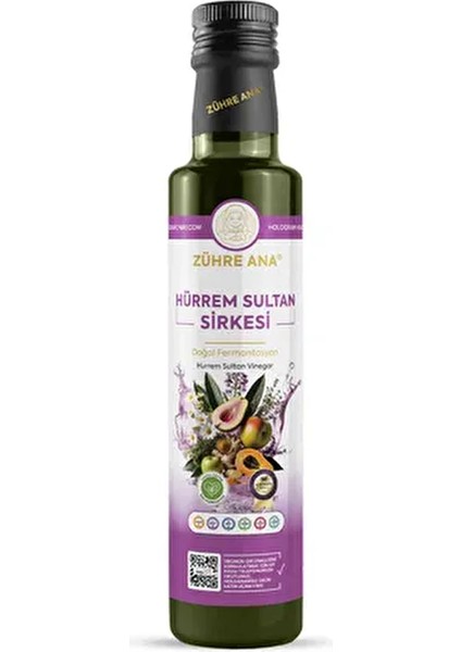 Hürrem Sultan Sirkesi Doğal Fermantasyon Hurrem Sultan Vinegar 500 ml