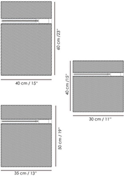 7'li Banyo Seti - 90 Lt Kirli Sepeti Katlanabilir Çamaşır Sepeti Su Kovası Maşrapa Yıkama Filesi