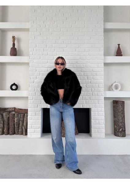 Kadın Premium Yakalı Ithal Suni Kürk fırsatları