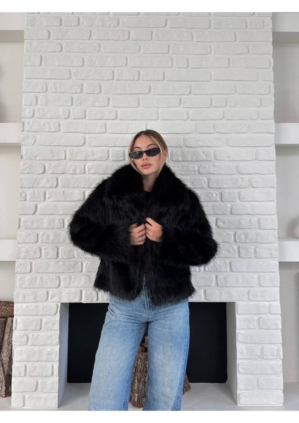 Kadın Premium Yakalı Ithal Suni Kürk indirimleri