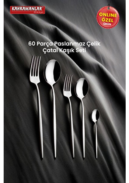Nil 60 Parça Çatal Kaşık Takımı fırsatları