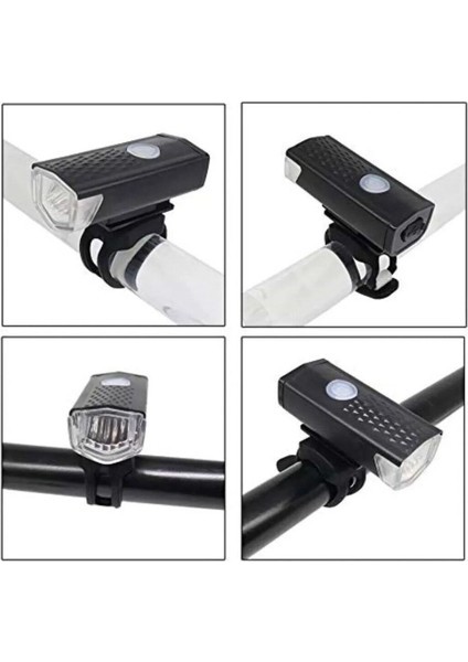 Modlu Su Geçirmez LED Bisiklet Scooter Ön Far Lamba Işık Bisiklet Scooter Farı USB Şarjlı modelleri