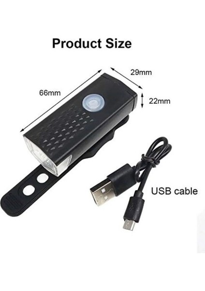 Modlu Su Geçirmez LED Bisiklet Scooter Ön Far Lamba Işık Bisiklet Scooter Farı USB Şarjlı fırsatları