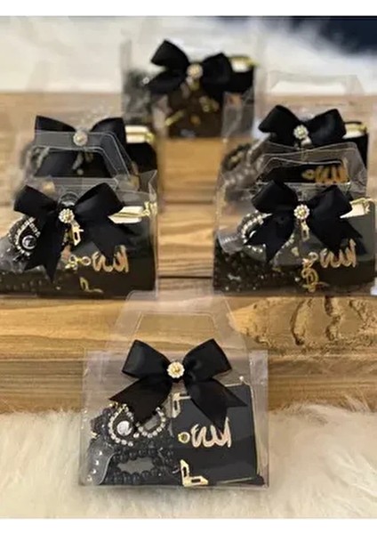 Kuran Zikirmatik Tesbih Çantalı Set Umre, Hac, Mevlüt Hediyelikleri