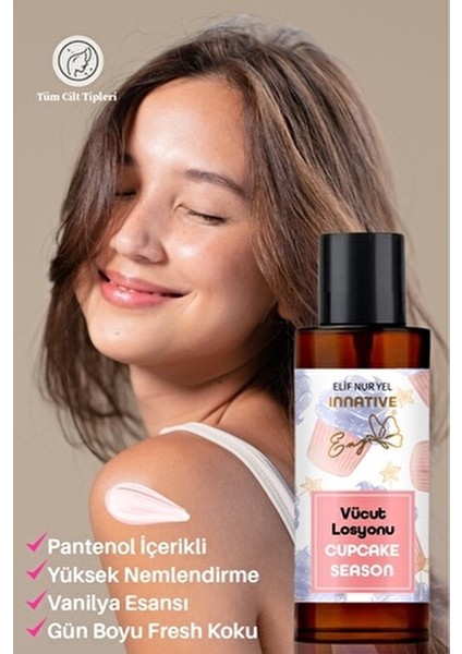 Eny Nemlendirici Vücut Losyonu Cupcake Season 100ML modelleri