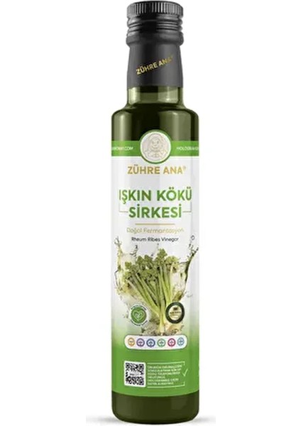 Işkın Kökü Sirkesi Doğal Fermantasyon Rheum Ribes Vinegar 500 ml