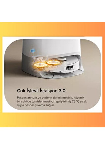 Ultra 18.500 Pa Hyper Force Emiş Gücüyle Akıllı Robot Süpürge fiyatları