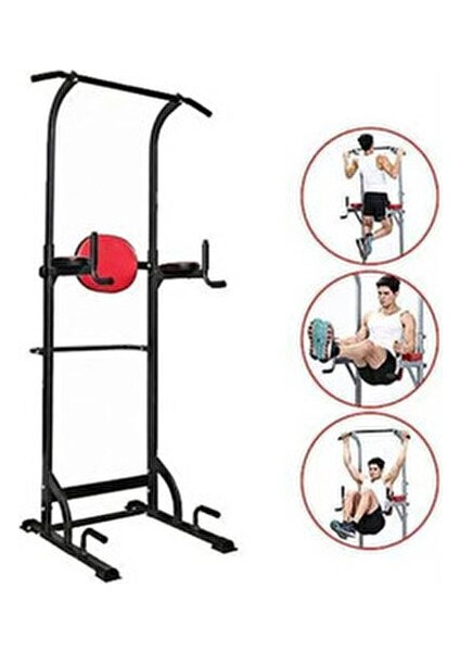 Fonksiyonlu Antreman Kulesi 280KĞ Taşıma Kapasiteli Şınav Barfiks Omuz Göğüs Çalışma Güç Kulesi indirimleri