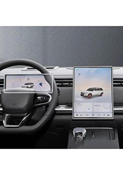 Jaecoo7 Evolve 14.8 Inç Navigasyon ve Dijital Gösterge Uyumlu Nano Ekran Koruyucu 2 In 1 (4x4)