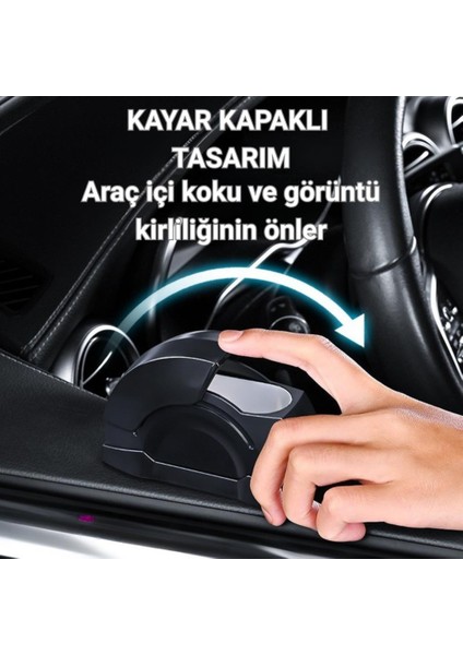 Yeni Nesil Kapaklı Araç Cam Kenarı Oto Küllük Araba Küllüğü Koku Önleyici Araç Kül Tablası fırsatları