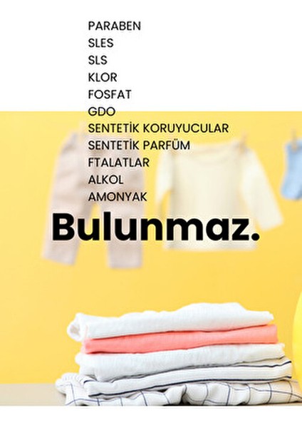 %100 Doğal Bebek Çamaşır Deterjanı Kendinden Yumuşatıcılı 1000 ml ( Toz Leke Çıkarıcı Hediyeli) fiyatları