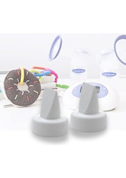 2 Si 1 Arada Göğüs Pompası Beyaz Valf 2'li modelleri