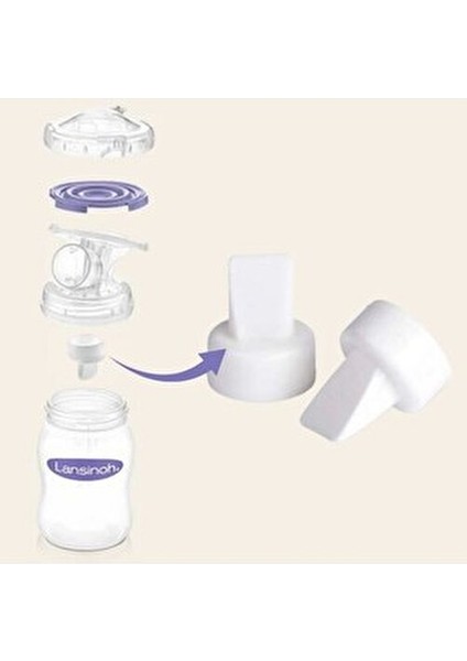 2 Si 1 Arada Göğüs Pompası Beyaz Valf 2'li fırsatları