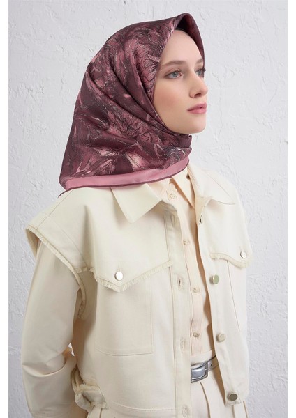 Çiçek Desenli Saf Ipek Twill Eşarp 9409D 05 fiyatları