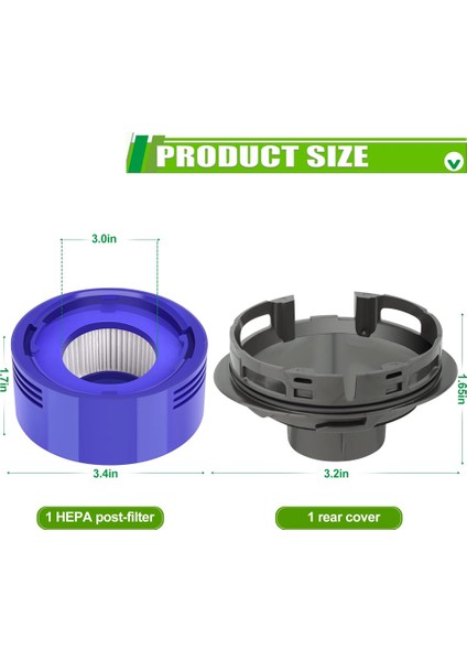 Yedek Parçalar Hepa Filtre Motor Arka Kapak Dyson V7 V8 Elektrikli Süpürgeler Temizleyici Aksesuarları ile Uyumlu (Yurt Dışından) fiyatları