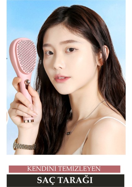 Geri Çekilebilir Kendini Temizleyebilen Hacimli Saçlar Için Masaj Özellikli Islak / Kuru Saç Tarağı modelleri