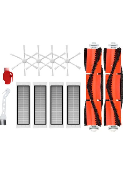 Xiaomi Mi Vacuum Mop 2 STYTJ03ZHM Robot Süpürge Ana Yan Fırça Hepa Filtresi Için 12 Adet Yedek Aksesuarlar (Yurt Dışından)