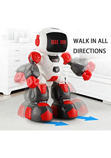 Uzaktan Kumandalı Işıklı Sesli Ses Kaydı Yapan Yürüyen Robot ( Görsel Videolu ) fırsatları