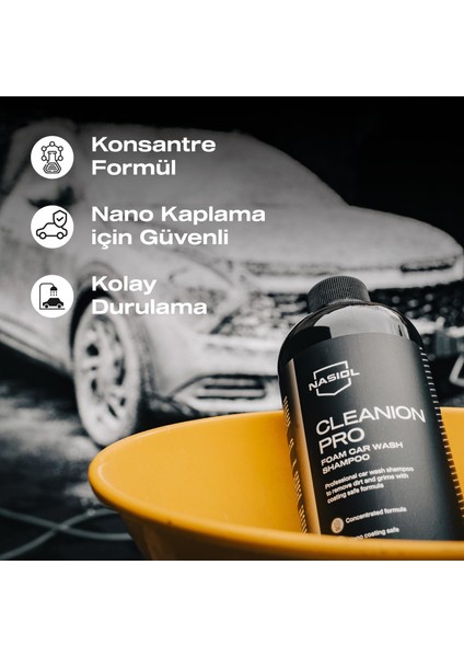 Cleanion Pro Yoğun Köpüklü Konsantre Araç Yıkama Şampuanı-25 Yıkama-500gr-Fırçasız Oto Yıkama modelleri