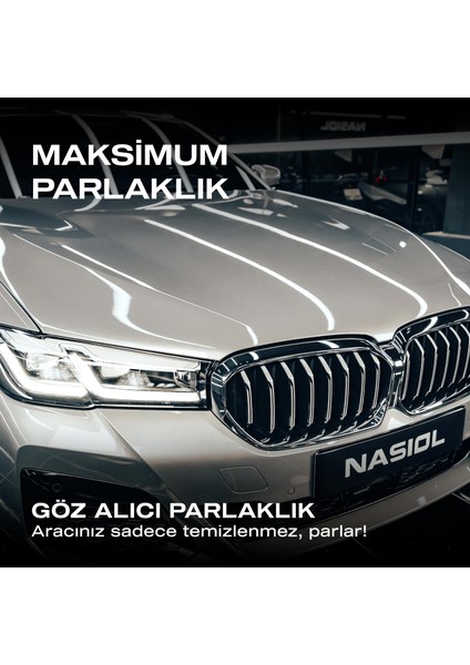 Cleanion Pro Yoğun Köpüklü Konsantre Araç Yıkama Şampuanı-25 Yıkama-500gr-Fırçasız Oto Yıkama