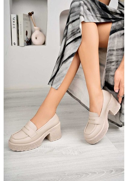 Kadın Topuklu Makosen Loafer Ayakkabı fiyatları