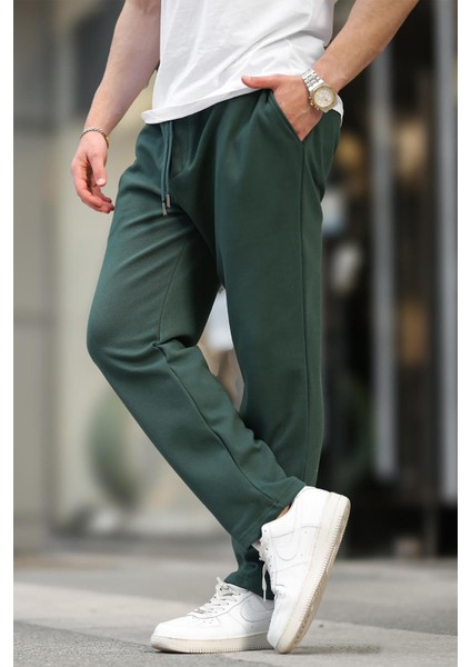 Yeşil Beli Ayarlanabilir Eşofman Altı 6554 modelleri