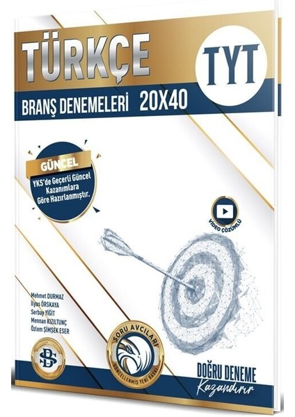 Bilgisarmal 2026 Tyt Türkçe 20 x 40 Branş Denemeleri