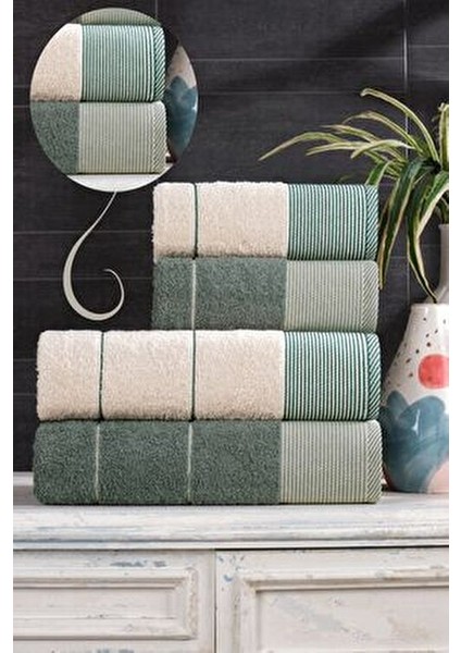 Afilli 4'lü Banyo Havlu Seti modelleri