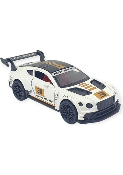 Vardem Çek Bırak Araba Metal - 3672C - Beyaz - Sarı