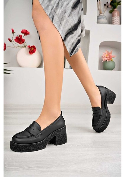 Kadın Topuklu Makosen Loafer Ayakkabı fiyatları
