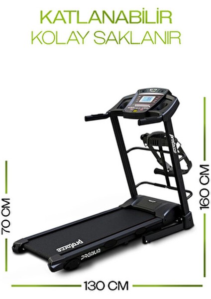 Premium 2,5 Hp LED Gösterge 0 - 14 Km/s Hız Kolay Kurulum Koşu Bandı fırsatları