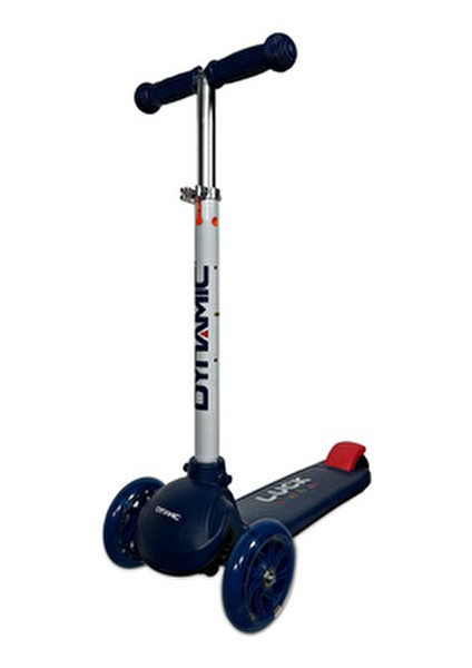 HT288 Işıklı 3 Tekerli Yeni Nesil Scooter Lacivert - Işıklı Tekerlekler